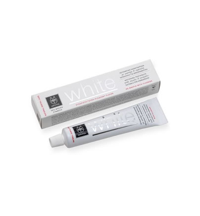 Apivita Natural Dental Care WHITE Λευκαντική Οδοντόκρεμαμε μαστίχα & πρόπολη 75ml