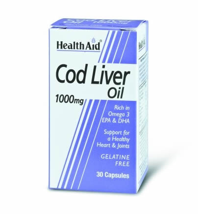 Health Aid Cod Liver Oil 1000mg 30caps