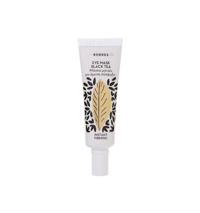 Korres Eye Mask Black Tea για Άμεση Σύσφιγξη 6ml