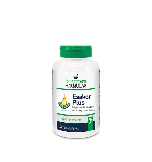Doctors Formulas Esakor Plus EPA 700mg - DHA 500mg 180 μαλακές κάψουλες