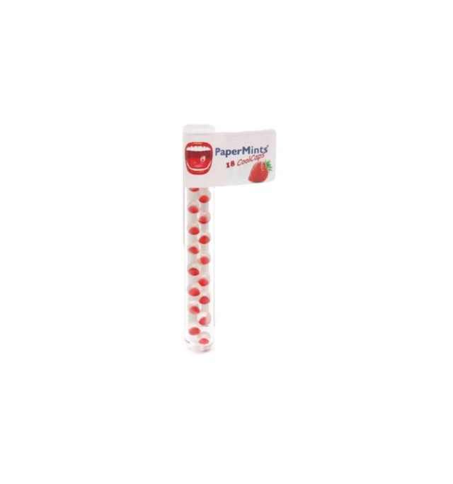 Cool Caps Paper Mints Strawberry 18τμχ