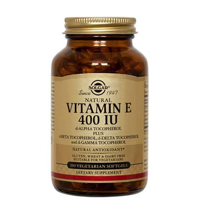 Solgar Vitamin E Natural 400 IU softgels 100s