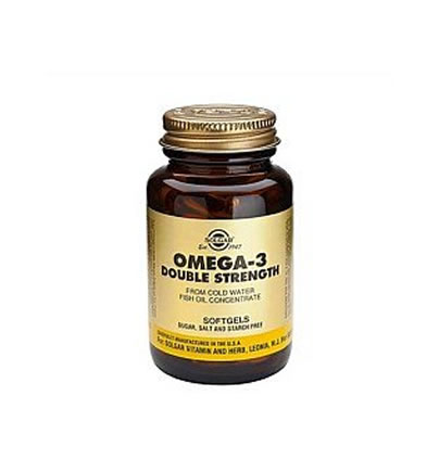 Solgar Omega-3 Double Strength softgels 60s