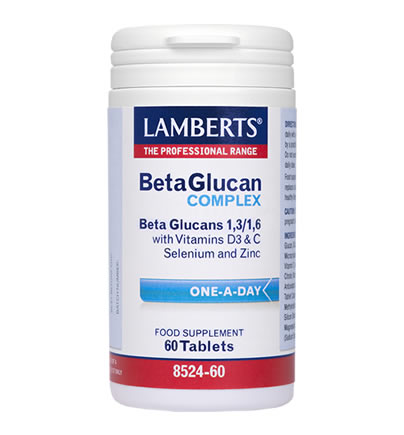 Lamberts Beta Glucan complex, 60tabs