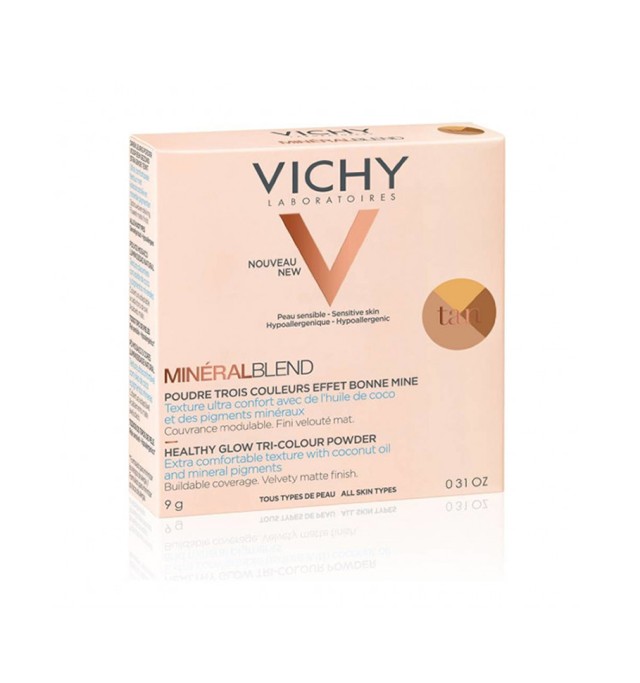 Vichy MineralBlend Healthy Glow Tri-Color Powder Tan 9g