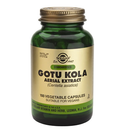Solgar Gotu Kola Aerial Extract veg.caps 100s