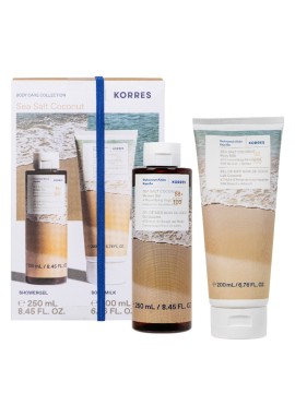 Korres Promo Sea Salt Coconut Shower Gel 250ml & Sea Salt Coconut & Nourishing Almond Oil Body Milk 200ml