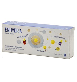 Epsilon Health Enhydria Με Γέυση Cola - Λεμόνι 6x15ml