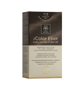 Apivita My Color Elixir Μόνιμη Βαφή Μαλλιών 7.13 ΞΑΝΘΟ ΣΑΝΤΡΕ ΜΕΛΙ