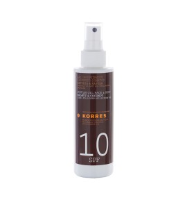 Korres Λάδι Μαυρίσματος Προσώπου + Σώματος SPF10 150ml