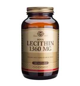 Solgar Lecithin 1360mg softgels  100s