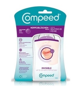 Compeed Herpes Patch Επιθέματα για τον Επιχείλιο Έρπητα 15τμχ