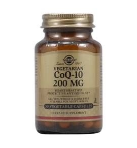 Solgar Coenzyme Q-10 200mg vegetable caps 30s