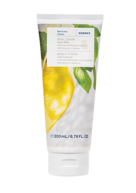 Κorres Γαλάκτωμα Σώματος Βασιλικός Λεμόνι, 200ml