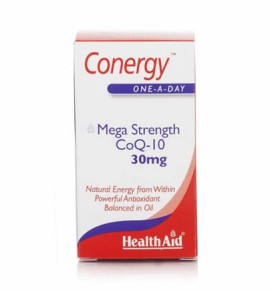 Health Aid Conergy CoQ10 30mg 90caps