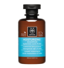 Apivita Holistic Hair Care Moisturizing Shampoo with Hyaluronic Acid & Aloe 250ml