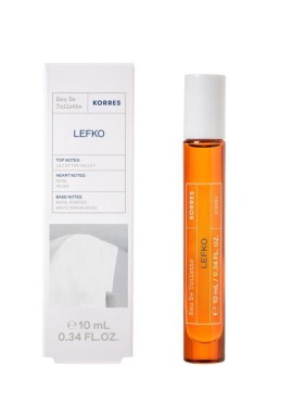 Korres Lefko Eau De Toilette Roll On, 10ml