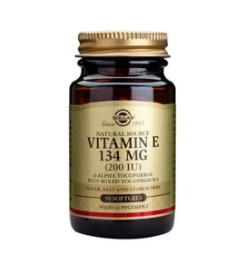Solgar Vitamin E Natural 200 IU softgels 50s