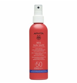 Apivita Bee Sun Safe Ενυδατικό Αντηλιακό Spray για Πρόσωπο & Σώμα SPF50 200ml