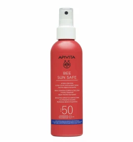 Apivita Bee Sun Safe Ενυδατικό Αντηλιακό Spray για Πρόσωπο & Σώμα SPF50 200ml