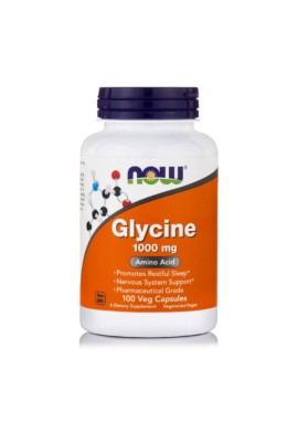 Now Foods Glycine 1000mg, 100veg.caps
