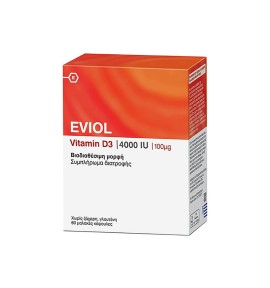 Eviol Vitamin D3 4000IU 100μg 60caps