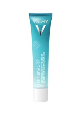 Vichy Mineral 89 48H Moisture Matte Sorbet Κρέμα-Gel Ενυδάτωσης για Λιπαρή Επιδερμίδα, 40ml