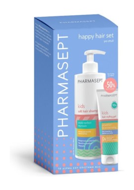 Pharmasept Promo Kids Soft Hair Shampoo, 400ml & Hair Styling Gel, 100ml