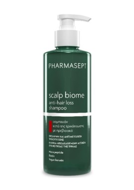 Pharmasept Scalp Biome Anti-Hair Loss Shampoo Σαμπουάν κατά της Τριχόπτωσης με Πρεβιοτικά, 400ml