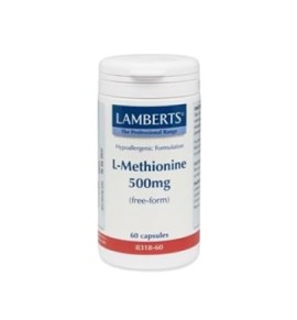 Lamberts L-Methionine 500μg 60 caps