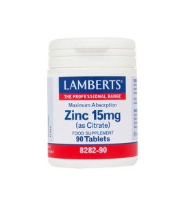 Lamberts Zinc 15mg (Citrate) 90tabs