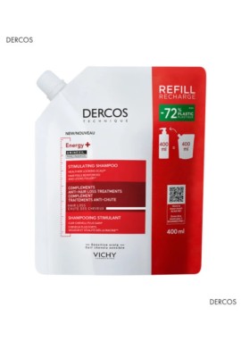 Vichy Dercos Energy+ Δυναμωτικό Σαμπουάν κατά της Τριχόπτωσης Refill, 400ml