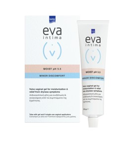 Eva Intima Moist Vulvovaginal Gel Σωληνάριο 50g & 9 κολπικοί εφαρμοστές