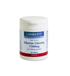 Lamberts Siberian Ginseng  1500μg 60 tabs