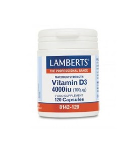 Lamberts Vitamin D3 4000iu (100μg) 120caps