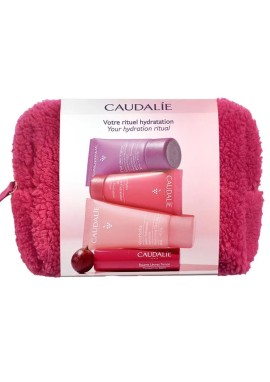 Caudalie Promo Your Hydration Ritual VinoHydra Gel Καθαρισμού, 30ml, VinoHydra Ενυδατική Κρέμα Προσώπου, 15ml, Vinotherapist Balm Xειλιών με Χρώμα, 4.5g & The des Vignes Hyaluronic Ενυδατική Λοσιόν Σώματος, 30ml, 1σετ