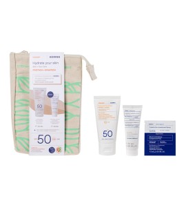 Korres Promo Sunscreen Face Cream Spf50, 50ml & Δώρο Foaming Cream Cleanser 20ml & Greek Yoghurt Serum 1.5ml & Νεσεσέρ