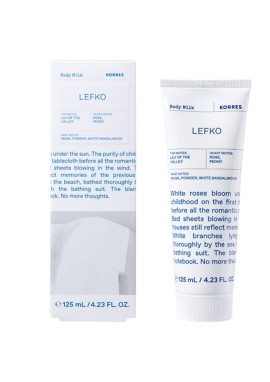 Korres Lefko Body Milk Γαλάκτωμα Σώματος, 125ml