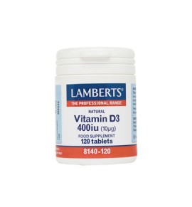 Lamberts VITAMIN D3 400iu 120tabs