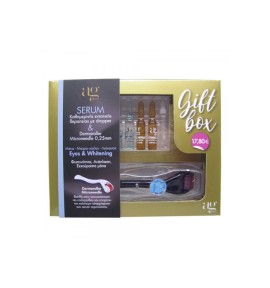 Ag Pharm Gift Box Eyes Serum 2ml 2τμχ, Whitening Serum 2ml 3τμχ & Derma Roller System 540 Needles (0.25mm) 1τμχ