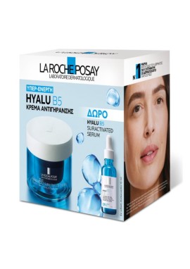 La Roche-Posay Promo Hyalu B5 Suractivated Cream Αντιρυτιδική Κρέμα για Άμεση Σύσφιξη, Λείανση & Επανόρθωση, 50ml & Δώρο Hyalu B5 Suractivated Serum Αντιρυτιδικός Ορός για Επανόρθωση & Αναπλήρωση, 10ml, 1σετ