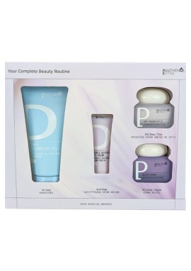 Panthenol Extra Promo Your Complete Beauty Routine with Face Cleansing Gel 150ml & Triple Defense Eye Cream 25ml & Day Cream SPF15 50ml & Night Cream 50ml