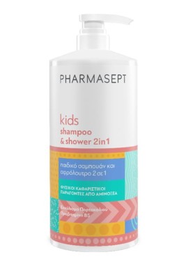 Pharmasept Kids Σαμπουάν & Αφρόλουτρο 2σε1, 1lt