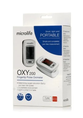 Microlife OXY 200 Φορητό Οξύμετρο Δακτύλου, 1 τεμάχιο