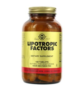 Solgar Lipotropic Factors tabs 100s