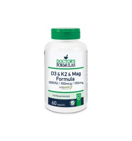 Doctors Formulas D3 & K2 & Mag Formula 60