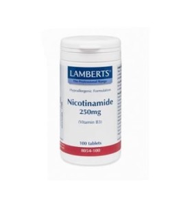 Lamberts VITAMIN B Nicotinamide 250mg (B3) 100 tabs