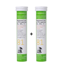 Korres Magnesium & Vitamins B1, B6, C 12eff.tabs 1+1 ΔΩΡΟ