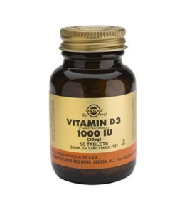 Solgar Vitamin D3 1000IU tabs 90s