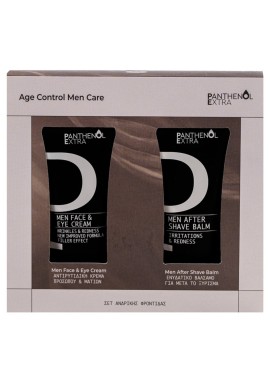 Panthenol Extra Promo Age Control Men Care Face & Eye Cream, 75ml & After Shave Balm, 75ml, 1set